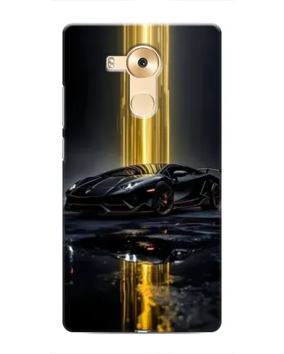 Чехол для Huawei Mate 8 (NXT) с картинкой «Ночной Lamborghini драйв»