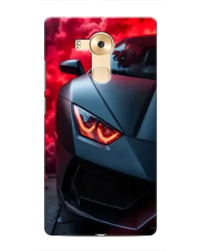 Чехол для Huawei Mate 8 (NXT) с картинкой «Lamborghini красное сияние»