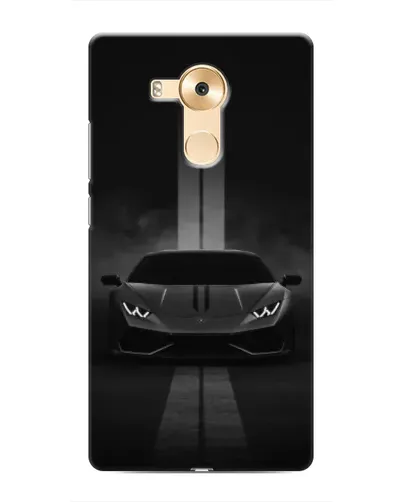 Чехол для Huawei Mate 8 (NXT) с картинкой «Lamborghini симметрия дорог»