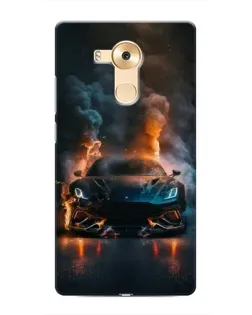 Чехол для Huawei Mate 8 (NXT) с картинкой «Lamborghini дымная эстетика» Чехол для Huawei Mate 8 (NXT) с картинкой «Lamborghini дымная эстетика»