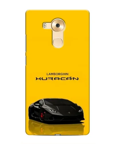 Чехол для Huawei Mate 8 (NXT) с картинкой «Lamborghini Huracan черный»