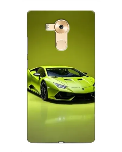Чехол для Huawei Mate 8 (NXT) с картинкой «Салатовый Lamborghini Huracan»