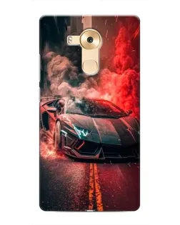 Чехол для Huawei Mate 8 (NXT) с картинкой «Lamborghini красный дым» Чехол для Huawei Mate 8 (NXT) с картинкой «Lamborghini красный дым»