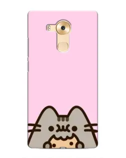 Чохол для Huawei Mate 8 (NXT) з картинкою «Pusheen та печиво»