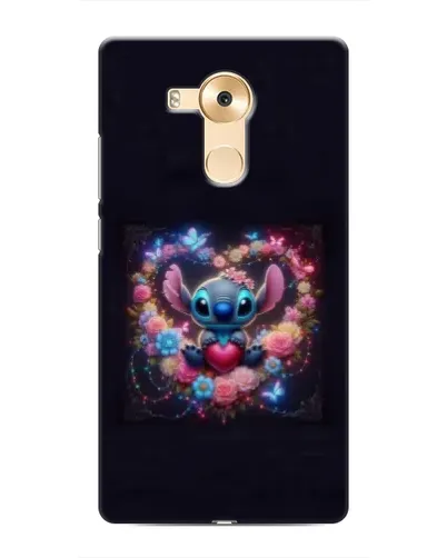 Чохол для Huawei Mate 8 (NXT) з картинкою «Stitch у квітах»