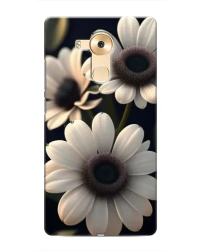 Чехол для Huawei Mate 8 (NXT) с картинкой «Белые маргаритки макро»