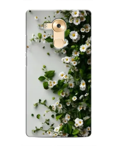 Чехол для Huawei Mate 8 (NXT) с картинкой «Ветка мелких белых цветов»