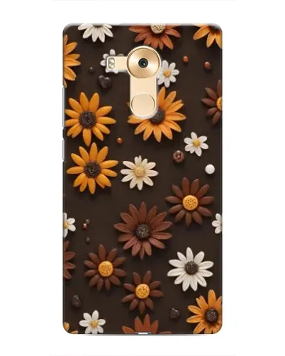 Чехол для Huawei Mate 8 (NXT) с картинкой «Узор из маленьких подсолнухов»