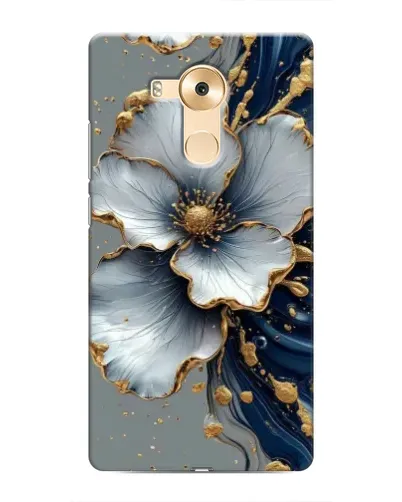 Чехол для Huawei Mate 8 (NXT) с картинкой «Белый цветок и золотой флюид» Чехол для Huawei Mate 8 (NXT) с картинкой «Белый цветок и золотой флюид»