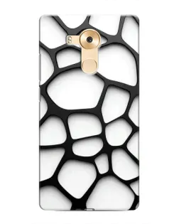 Чохол для Huawei Mate 8 (NXT) з картинкою «Біла об'ємна сітка»