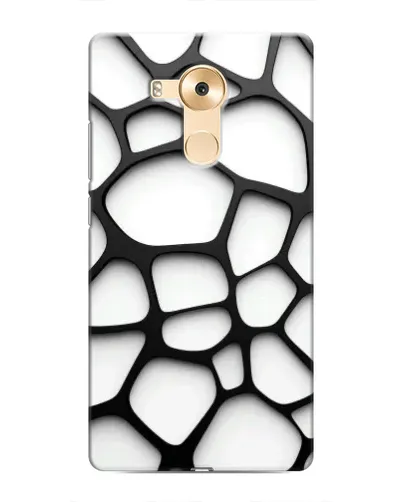 Чохол для Huawei Mate 8 (NXT) з картинкою «Біла об'ємна сітка»