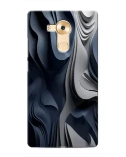 Чохол для Huawei Mate 8 (NXT) з картинкою «Об'ємні сині складки»