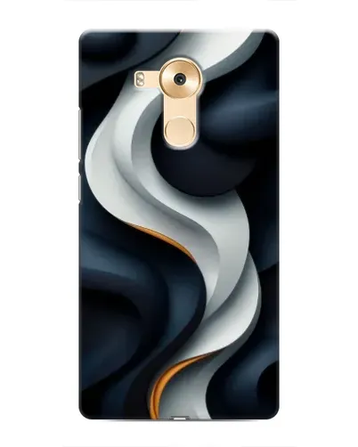 Чохол для Huawei Mate 8 (NXT) з картинкою «Об'ємні чорно-білі стрічки»