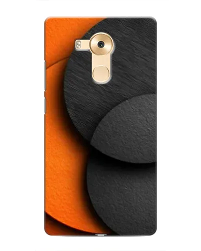 Чохол для Huawei Mate 8 (NXT) з картинкою «Геометрія помаранчевих кіл»