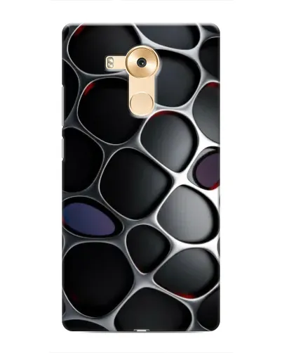 Чохол для Huawei Mate 8 (NXT) з картинкою «Об'ємна темна решітка»