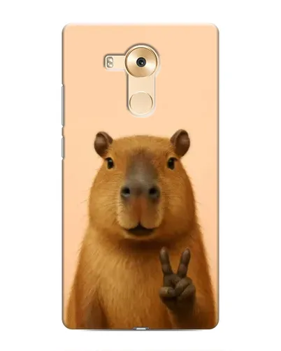 Чехол для Huawei Mate 8 (NXT) с картинкой «Капибара виктория»
