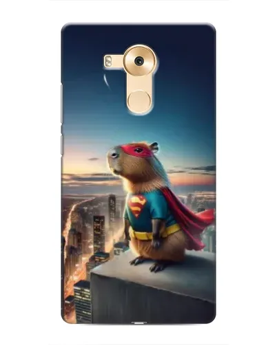 Чехол для Huawei Mate 8 (NXT) с картинкой «Капи-мен супергерой»