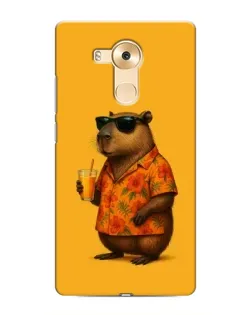 Чехол для Huawei Mate 8 (NXT) с картинкой «Капибара на отдыхе»
