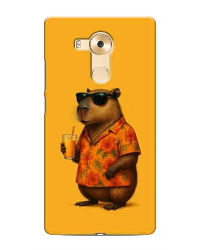 Чехол для Huawei Mate 8 (NXT) с картинкой «Капибара на отдыхе»
