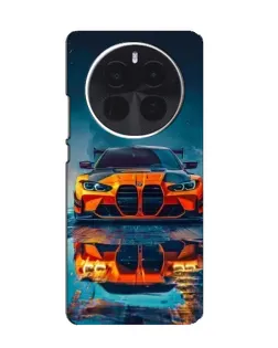 Чехол для Huawei Mate 80 Pro Max Wind с картинкой «BMW — золотая эмблема»