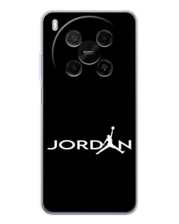 Чехол для Huawei Mate 80 Pro Max с картинкой «Jordan White Logo»