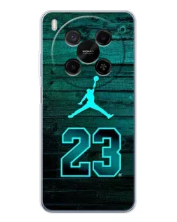 Чехол для Huawei Mate 80 Pro Max с картинкой «Jordan Cyan 23»