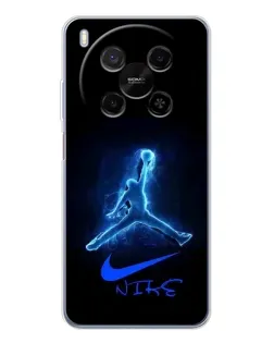 Чехол для Huawei Mate 80 Pro Max с картинкой «Jordan Neon Blue»