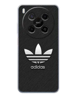 Чехол для Huawei Mate 80 Pro Max с картинкой «Adidas Карбоновая текстура»