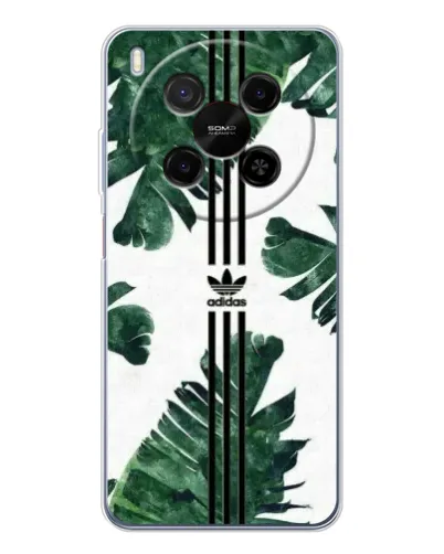 Чехол для Huawei Mate 80 Pro Max с картинкой «Пальмовые листья адидас»