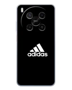 Чехол для Huawei Mate 80 Pro Max с картинкой «Черная классика Adidas»