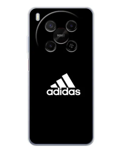 Чехол для Huawei Mate 80 Pro Max с картинкой «Черная классика Adidas»