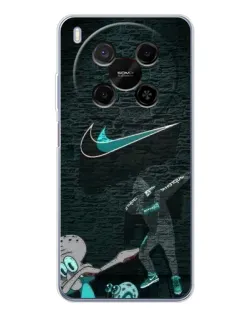 Чехол для Huawei Mate 80 Pro Max с картинкой «Спортивный арт Nike»