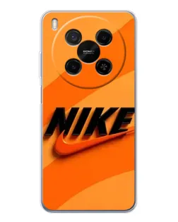 Чехол для Huawei Mate 80 Pro Max с картинкой «Оранжевый драйв Nike»
