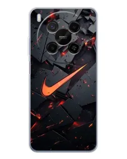Чехол для Huawei Mate 80 Pro Max с картинкой «Nike — эффект разломов»