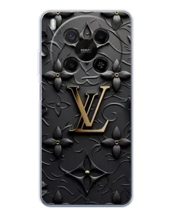 Чехол для Huawei Mate 80 Pro Max с картинкой «Кожаная текстура LV»