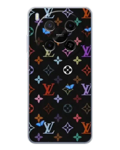 Чехол для Huawei Mate 80 Pro Max с картинкой «Цветная монограмма LV» Чехол для Huawei Mate 80 Pro Max с картинкой «Цветная монограмма LV»