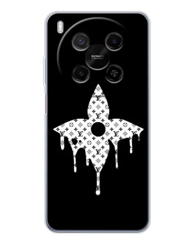 Чехол для Huawei Mate 80 Pro Max с картинкой «Цветочная монограмма» Чехол для Huawei Mate 80 Pro Max с картинкой «Цветочная монограмма»