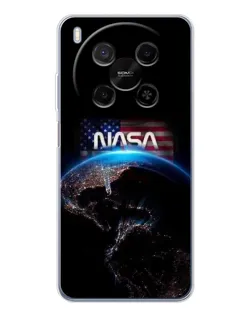 Чехол для Huawei Mate 80 Pro Max с картинкой «Земля из космоса NASA»