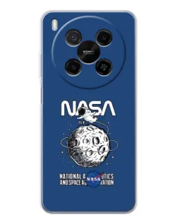 Чехол для Huawei Mate 80 Pro Max с картинкой «NASA — лунная миссия»