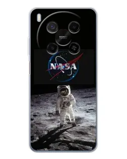 Чехол для Huawei Mate 80 Pro Max с картинкой «Астронавт на Луне»