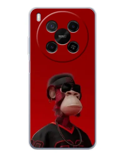Чехол для Huawei Mate 80 Pro Max с картинкой «Bored Ape в красном» Чехол для Huawei Mate 80 Pro Max с картинкой «Bored Ape в красном»