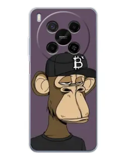 Чехол для Huawei Mate 80 Pro Max с картинкой «Bored Ape в кепке»