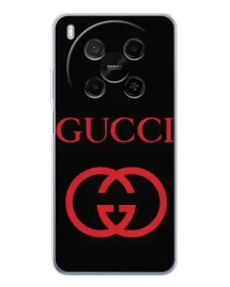 Чехол для Huawei Mate 80 Pro Max с картинкой «Gucci — красный логотип»