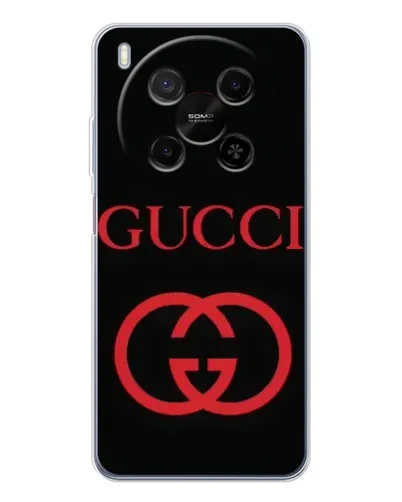 Чехол для Huawei Mate 80 Pro Max с картинкой «Gucci — красный логотип»
