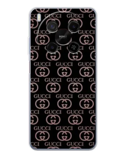 Чехол для Huawei Mate 80 Pro Max с картинкой «Классическая монограмма Gucci»