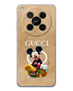 Чехол для Huawei Mate 80 Pro Max с картинкой «Микки Маус Gucci — крафт»