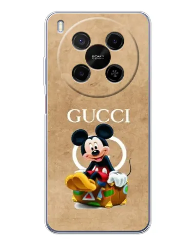 Чехол для Huawei Mate 80 Pro Max с картинкой «Микки Маус Gucci — крафт»