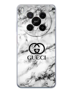 Чехол для Huawei Mate 80 Pro Max с картинкой «Gucci — мраморный шик»