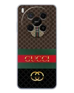 Чехол для Huawei Mate 80 Pro Max с картинкой «Gucci — брендированный десерт»
