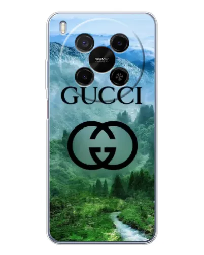 Чехол для Huawei Mate 80 Pro Max с картинкой «Gucci — горный пейзаж»